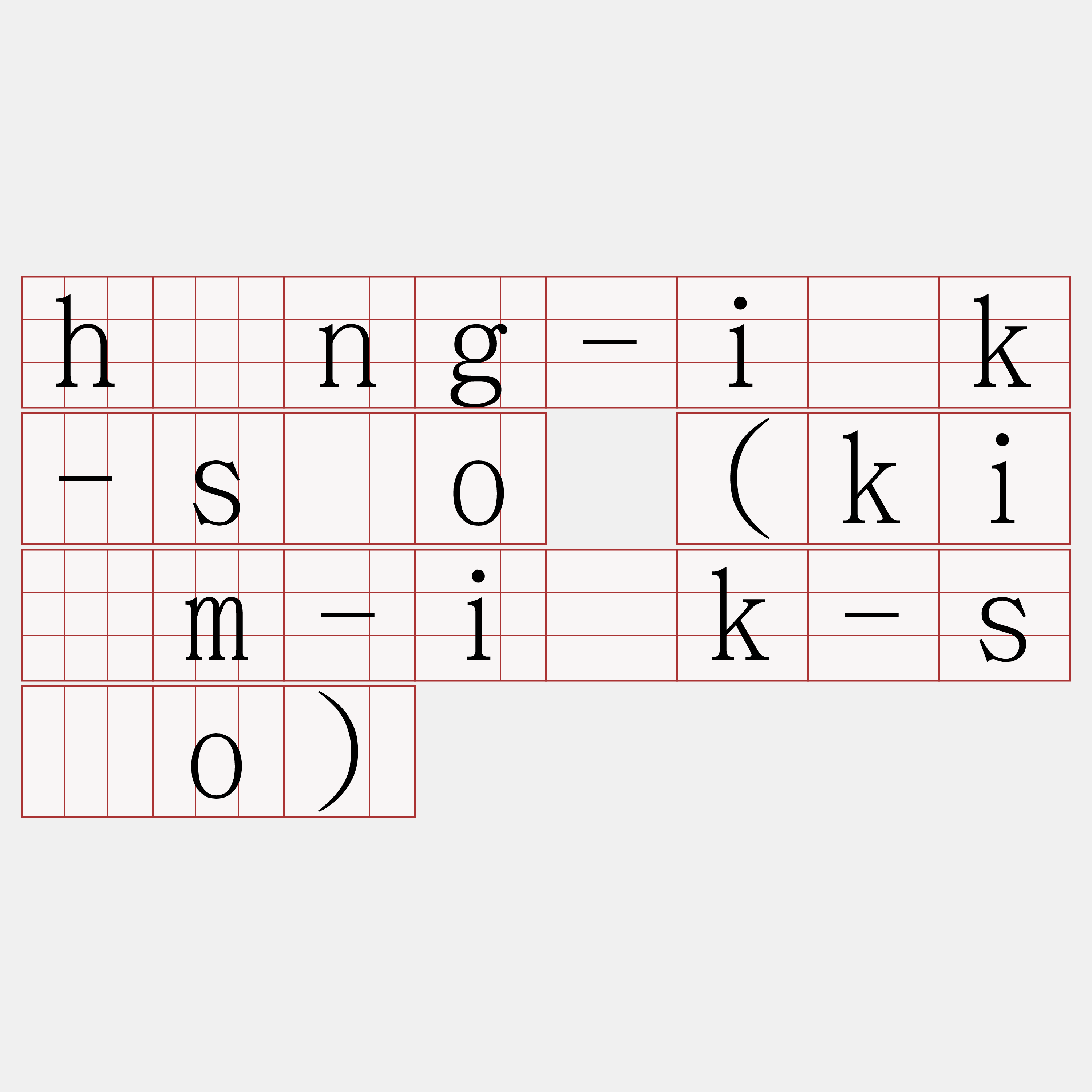 hông-i̍k-sóo (kiám-i̍k-sóo)